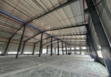 Cho thuê kho xưởng 6000m² tại KCN Đài Tư, Long Biên, xe container 40ft, hạ tầng chuẩn KCN